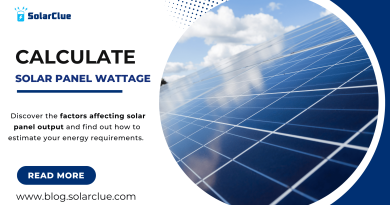 Calculate Solar Panel Wattage