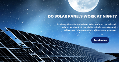 Do Solar Panels work at night?