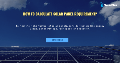 How to calculate solar panel requirement