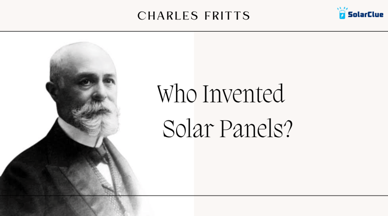 who invented solar panels