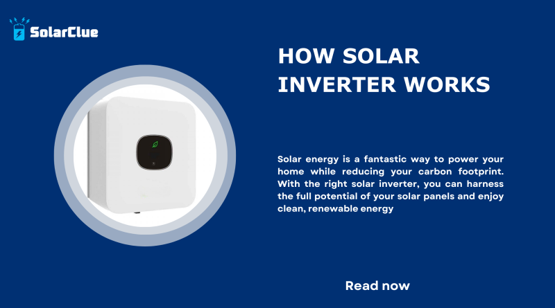 How Solar Inverter Works