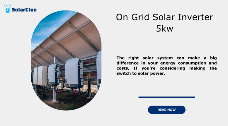 On Grid Solar Inverter 5kw