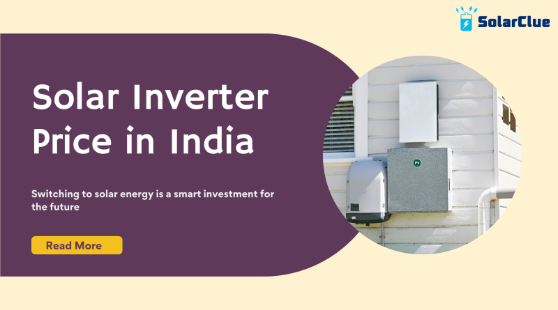 Solar Inverter Price in India