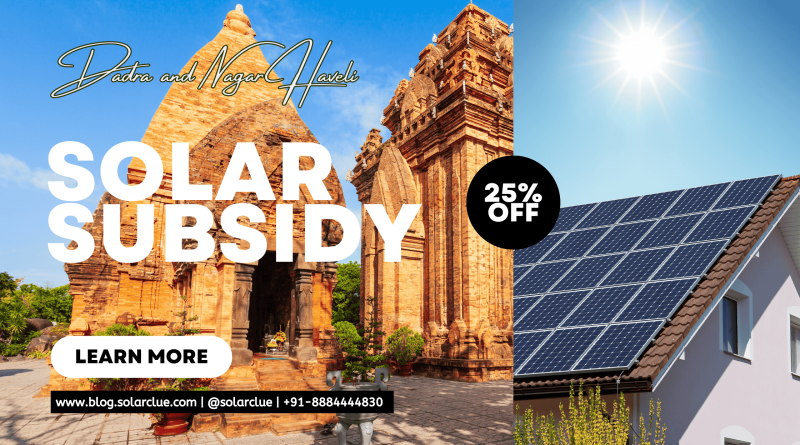 Solar Rooftop Subsidy in Dadra and Nagar Haveli and Daman and Diu