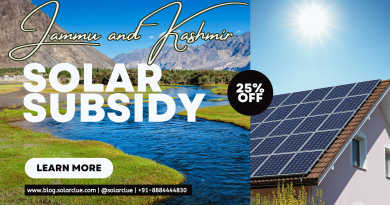 Solar Rooftop Subsidy in Jammu and Kashmir