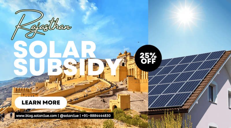 Solar Rooftop Subsidy in Rajasthan