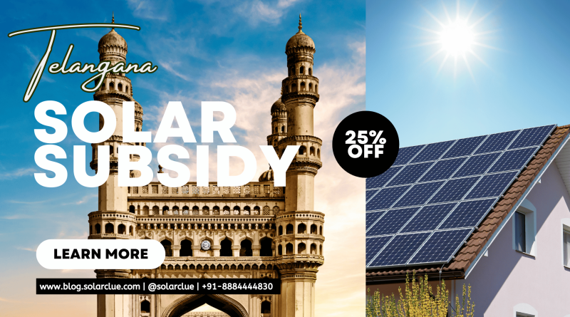 Solar Rooftop Subsidy in Telangana