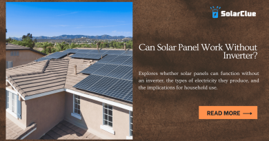 Can Solar Panel work without inverter