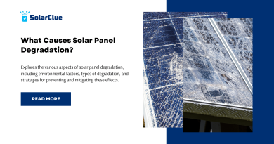 What causes solar panel degradation