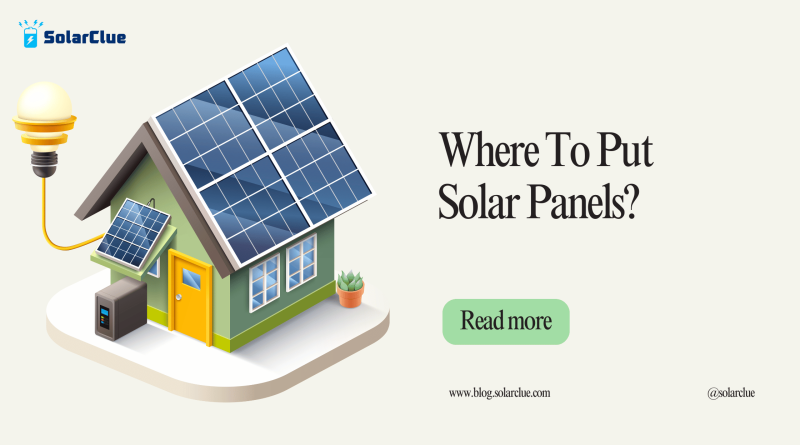 Where to put solar panels