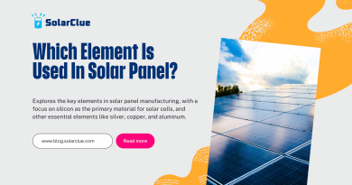 Which Element is used in Solar Panel