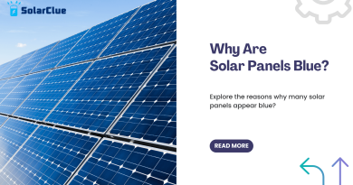 Why are Solar Panels blue?