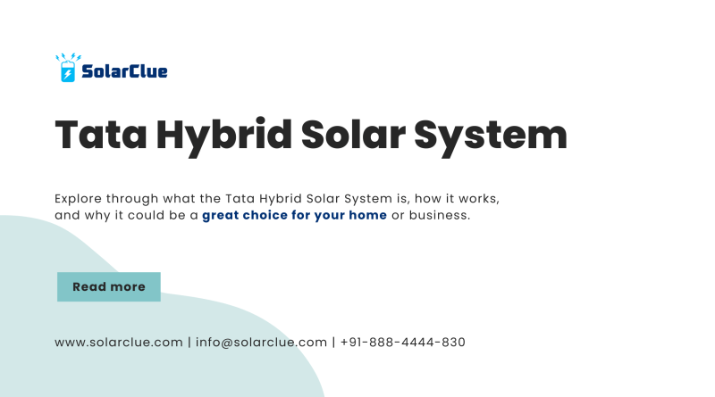 Tata Hybrid Solar System