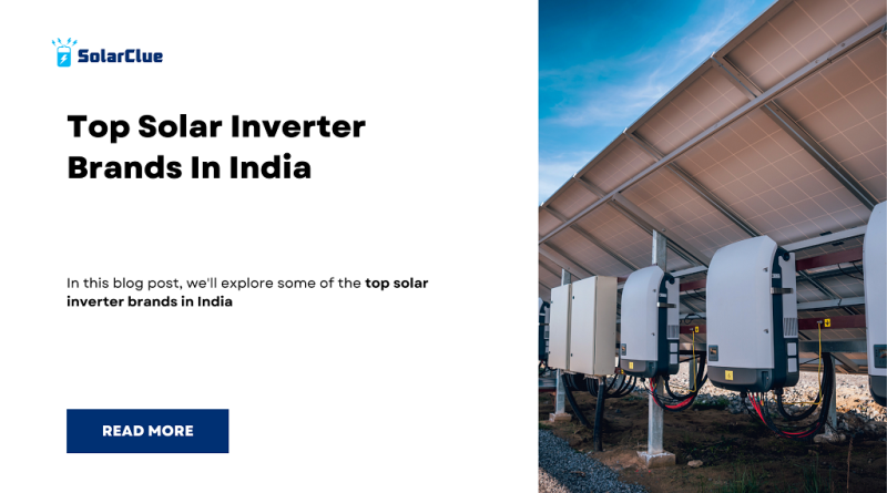 Top Solar Inverter Brands In India