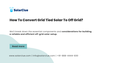 How to convert grid tied solar to off grid