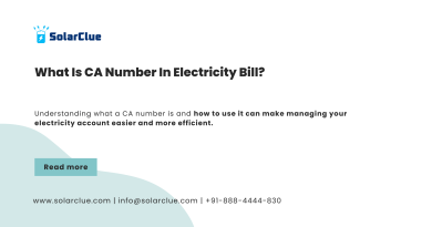 What is CA Number in Electricity Bill