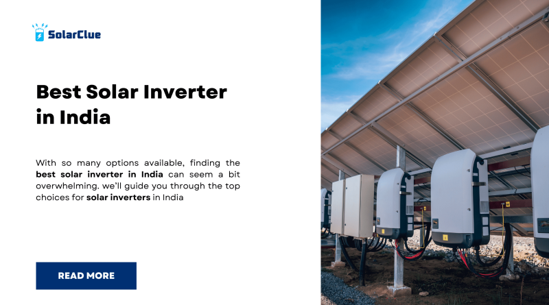 Best Solar Inverter in India