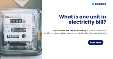 What is one unit in electricity bill?