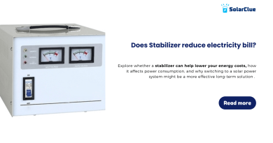 Does Stabilizer reduce electricity bill?