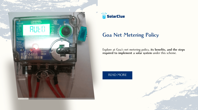 Goa Net Metering Policy