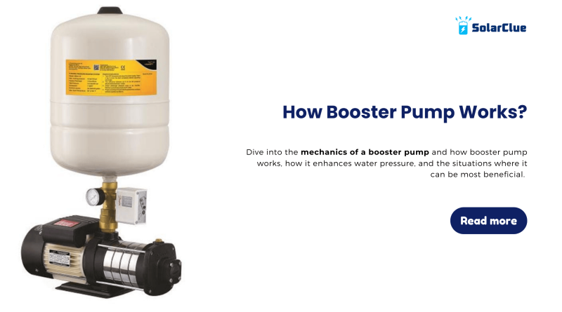 How Booster Pump Works?