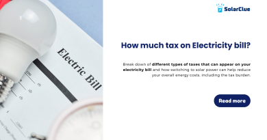 How much tax on electricity bill