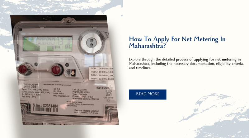 How To Apply For Net Metering In Maharashtra?