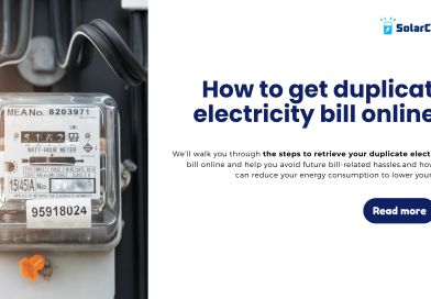 How to get duplicate electricity bill online?