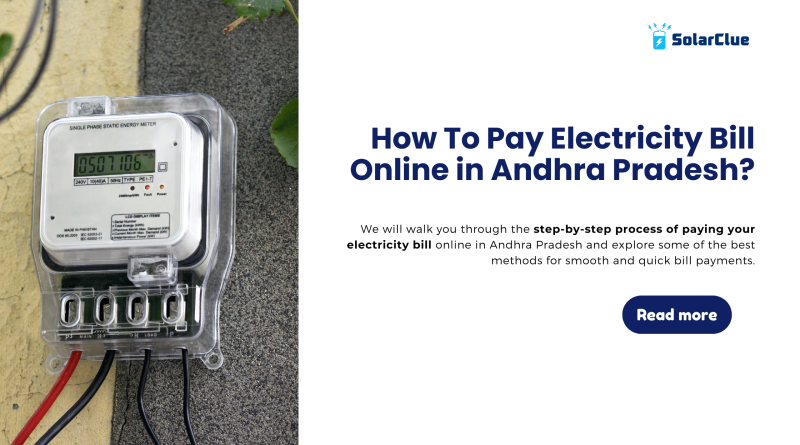 How Pay Electricity Bill Online in Andhra Pradesh