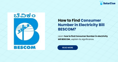 How to find consumer number in electricity bill bescom