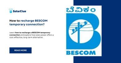 How to recharge BESCOM temporary connection?