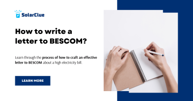 How to write a letter to BESCOM?