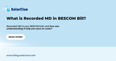 What is Recorded MD in BESCOM Bill?