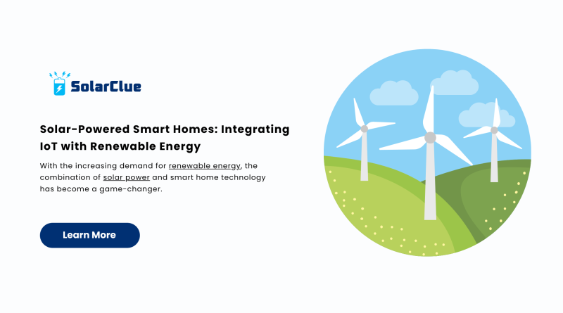 Solar-Powered Smart Homes Integrating IoT with Renewable Energy