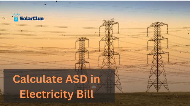 Calculate ASD in Electricity Bill