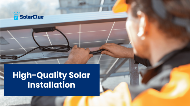 High-Quality Solar Installation