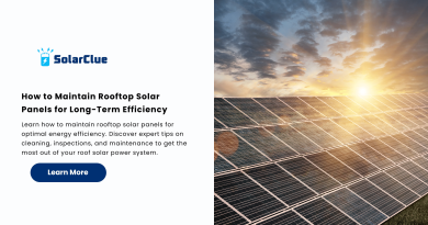 How to Maintain Rooftop Solar Panels for Long-Term Efficiency