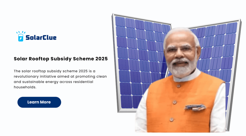 Solar Rooftop Subsidy Scheme 2025