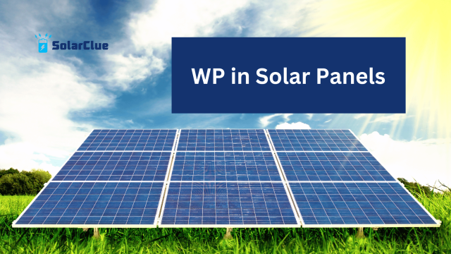 WP in Solar Panels