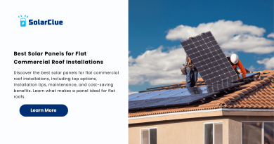 Best Solar Panels for Flat Commercial Roof Installations