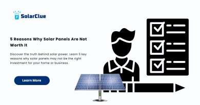 5 Reasons Why Solar Panels Are Not Worth It