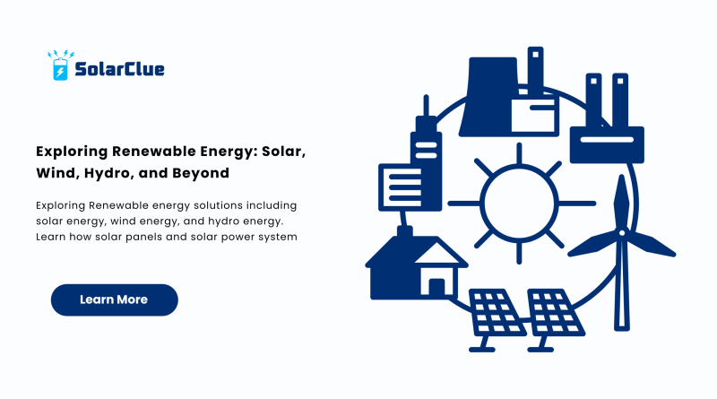 Exploring Renewable Energy Solar, Wind, Hydro, and Beyond
