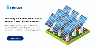How Many 300W Solar Panels Do You Need for a 4kW Off-Grid Inverter
