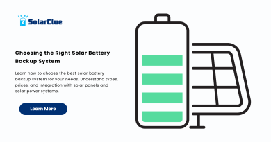 Choosing the Right Solar Battery Backup System