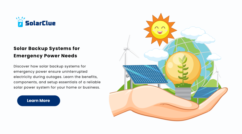 Solar Backup Systems for Emergency Power Needs