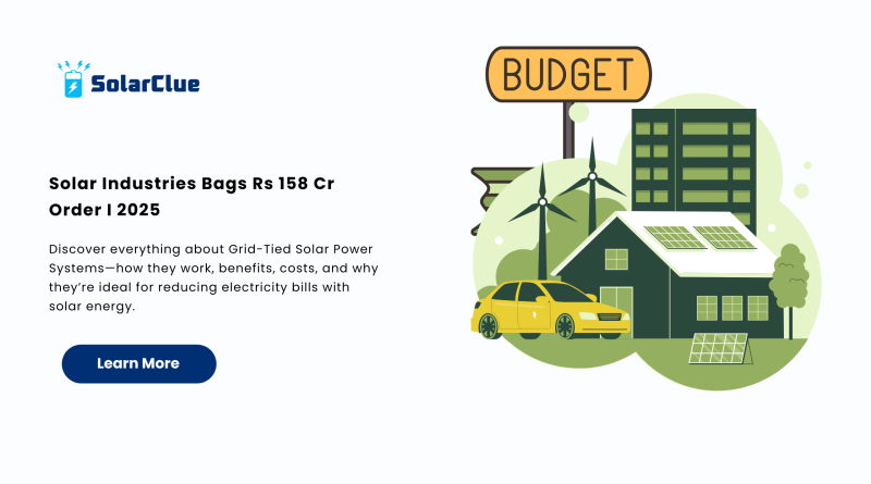 Solar Industries Bags Rs 158 Cr Order I 2025