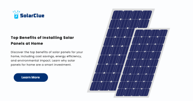 Top Benefits of Installing Solar Panels at Home