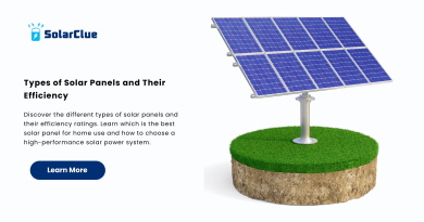 Types of Solar Panels and Their Efficiency