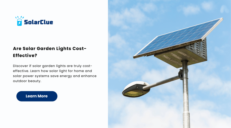Are Solar Garden Lights Cost-Effective