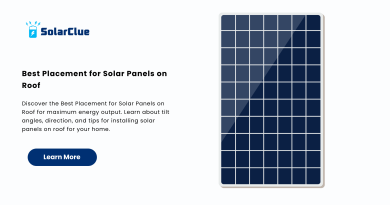 Best Placement for Solar Panels on Roof